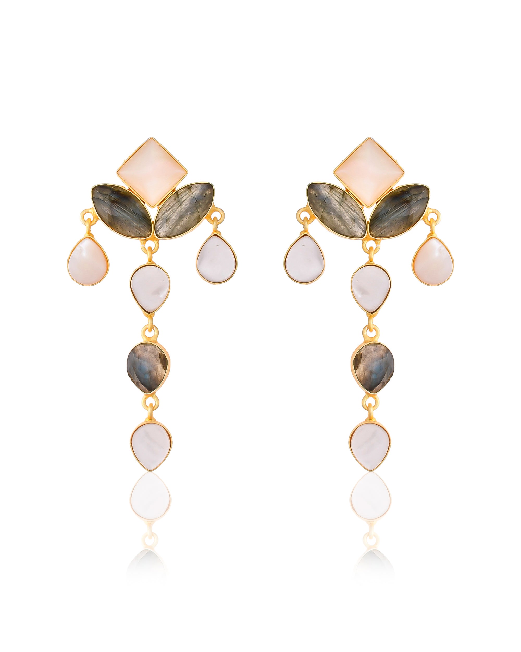 BLING INFINITY PETAL EARINGS